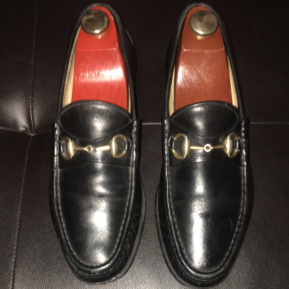 Gucci Horse Bit Loafers (Black)